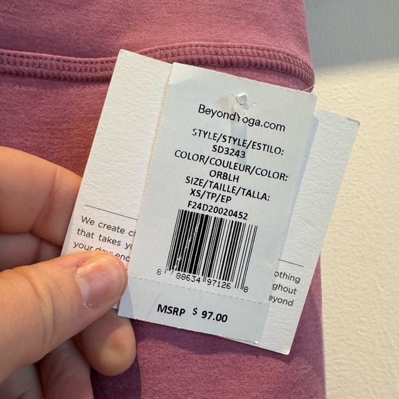 NWT Beyond Yoga Spacedye leggings in orchard blossom heather - Picture 2 of 3